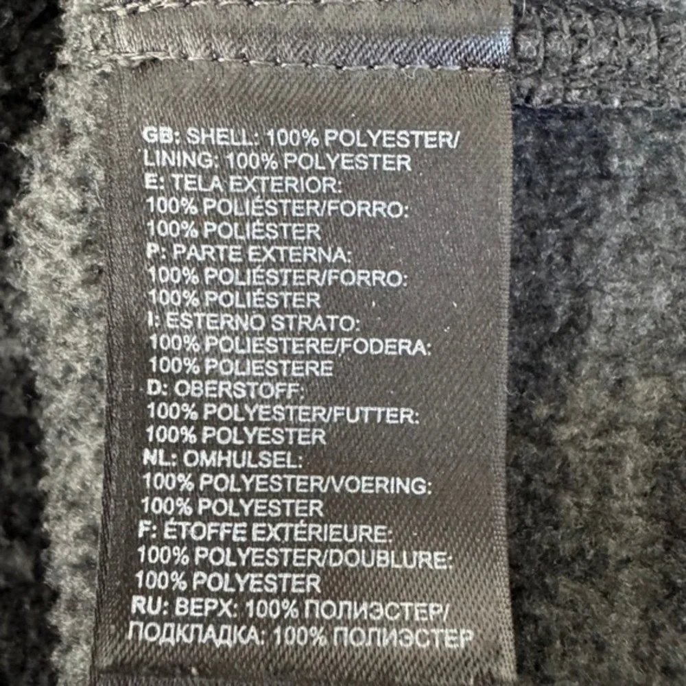 The North Face Tsillan 1/4 Zip Fleece Mens‎ XL Aztec/Nordic Pattern Black/Gray